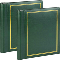 Фотоальбом SA40S Magnetic Classic, 40 стр., зеленый, 2 шт. цена и информация | Фоторамка | hansapost.ee