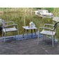 Rõdukomplekt COCORA laud ja 2 tooli, pruun hind ja info | Välimööbli komplektid | hansapost.ee