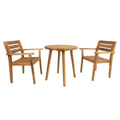 Садовая мебель FLORIAN (стол и 2 стула) цена и информация | Комплекты уличной мебели | hansapost.ee