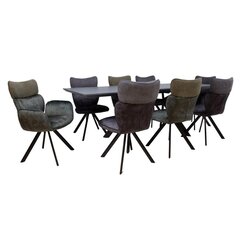 Söögilauakomplekt EDDY-2 8-tooliga 10333+10334 price and information | Dining sets | hansapost.ee