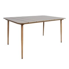 Laud NORWAY 147x90xH73cm, beež, alumiinium price and information | Köögilauad, söögilauad | hansapost.ee