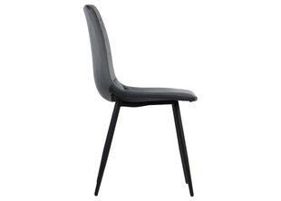 Мягкий обеденный стул A2A CN-6004, серый цена и информация | Стулья для кухни и столовой | hansapost.ee