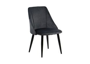 Мягкий обеденный стул A2A CN-6030, темно-серый цена и информация | Стулья для кухни и столовой | hansapost.ee