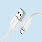 Joyroom cable USB-A - Micro USB 480Mb / s 2.4A 0.25m white (S-UM018A9) (White) цена и информация | Mobiiltelefonide kaablid | hansapost.ee