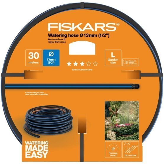 Aiavoolik Fiskars Q3, 13mm (1/2'') 30 m цена и информация | Niisutussüsteemid, kastmisvoolikud ja kastekannud | hansapost.ee