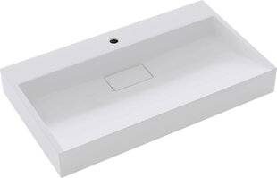 Konglomeraadist valamu Mexen Ava 1/O, 120x46 cm price and information | Bathroom sinks, washbasins | hansapost.ee