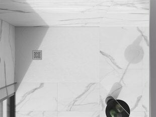 Ristkülikukujuline dušialus Mexen Stone+ sifooniga, White, 100x70,80,90 cm hind ja info | Dušialused | hansapost.ee