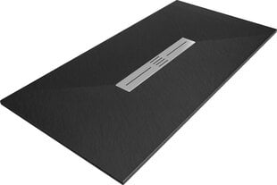 Прямоугольный душевой поддон Mexen Toro SMC с сифоном, черный цвет, 200x70,80,90 см цена и информация | Стойки для душа | hansapost.ee