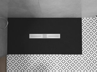 Прямоугольный душевой поддон Mexen Toro SMC с сифоном, черный цвет, 200x70,80,90 см цена и информация | Стойки для душа | hansapost.ee