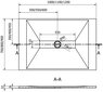 Ristkülikukujuline dušialus Mexen Toro SMC sifooniga, White, 100x70,80,90 cm hind ja info | Dušialused | hansapost.ee