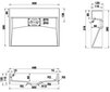 Konglomeraadist valamu Mexen Ava B/O, 50x38 cm hind ja info | Vannitoa valamud, kraanikausid | hansapost.ee