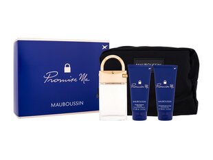 Komplekt naistele Mauboussin Coffret Promise Me: EDP 90 ml + EDP 100 ml + ihupiim, 100 ml + kosmeetikakott цена и информация | Женские духи | hansapost.ee