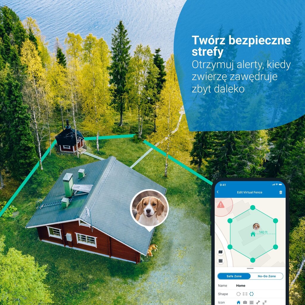 Tractive Tractive GPS DOG 4 koerajälgija koos aktiivsuse jälgimisega – valge hind ja info | Koerte riided | hansapost.ee