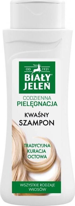 Happeline juuksešampoon Biały Jeleń, 300 ml цена и информация | Šampoonid | hansapost.ee