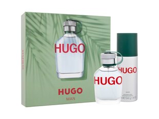 Komplekt meestele Hugo Boss Hugo Man: EDT, 75 ml + pihustatav deodorant, 150 ml hind ja info | Parfüümid meestele | hansapost.ee