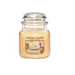 Lõhnaküünal Yankee Candle Vanilla Cupcake, 411 g hind ja info | Küünlad, küünlajalad | hansapost.ee