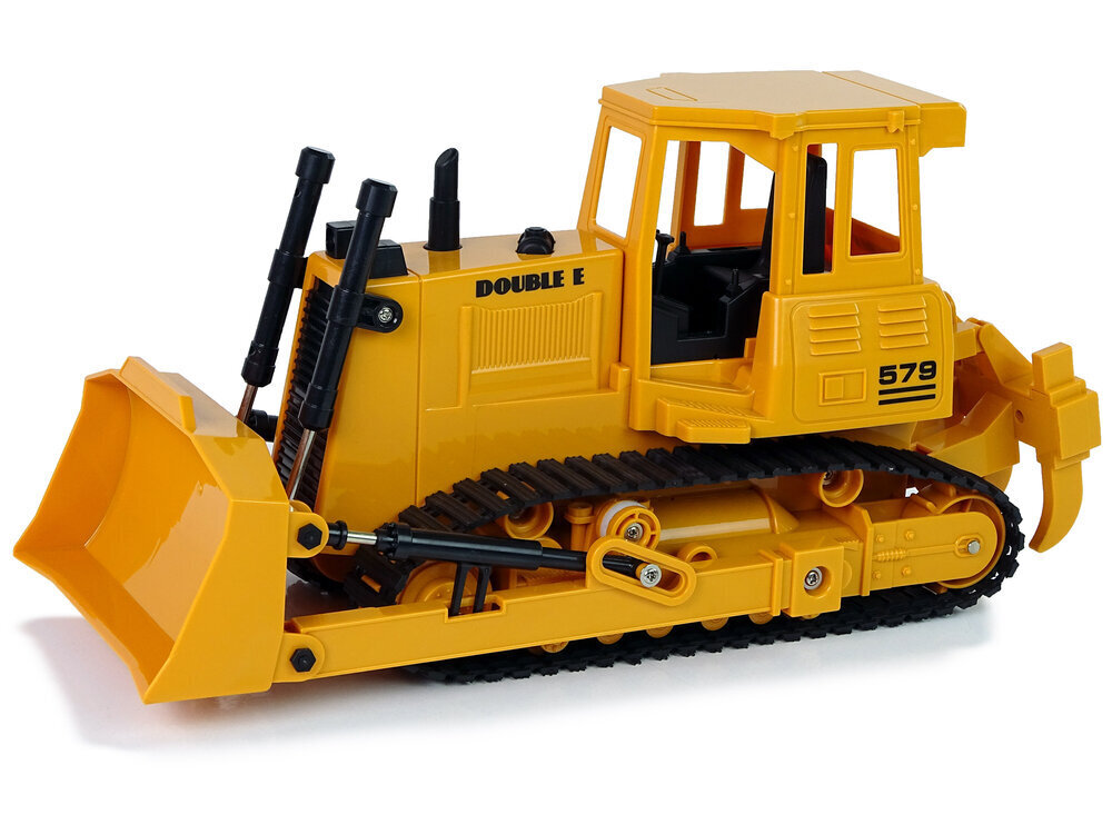 Kaugjuhitav buldooserekskavaator, R/C truck type tractor, kollane цена и информация | Mänguasjad poistele | hansapost.ee