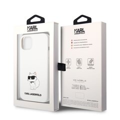 Karl Lagerfeld Liquid Silicone Choupette NFT Case for iPhone 13 White hind ja info | Telefonide kaitsekaaned ja -ümbrised | hansapost.ee