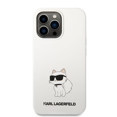 Karl Lagerfeld Liquid Silicone Choupette NFT Case for iPhone 13 Pro White hind ja info | Telefonide kaitsekaaned ja -ümbrised | hansapost.ee