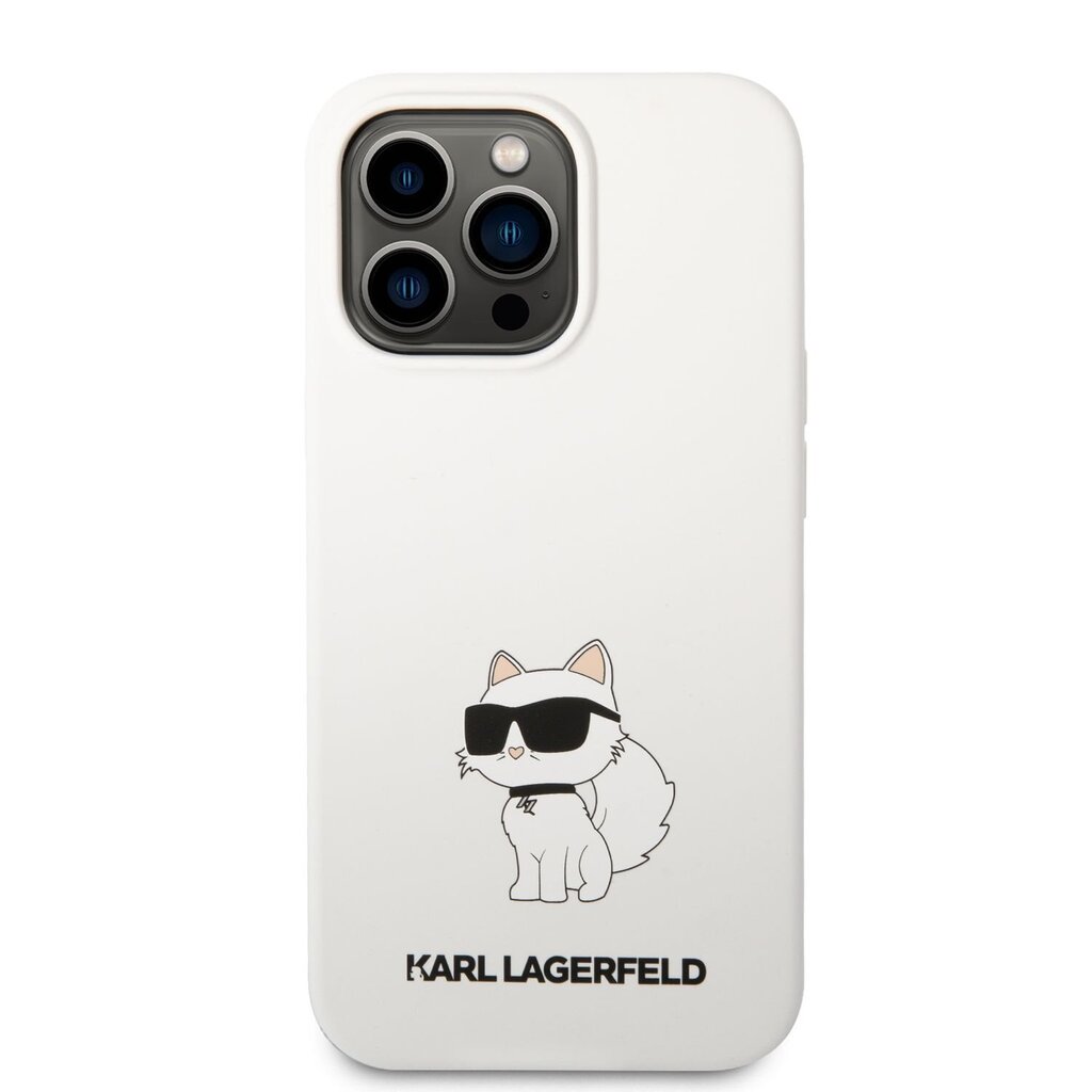 Karl Lagerfeld Liquid Silicone Choupette NFT Case for iPhone 13 Pro White цена и информация | Telefonide kaitsekaaned ja -ümbrised | hansapost.ee