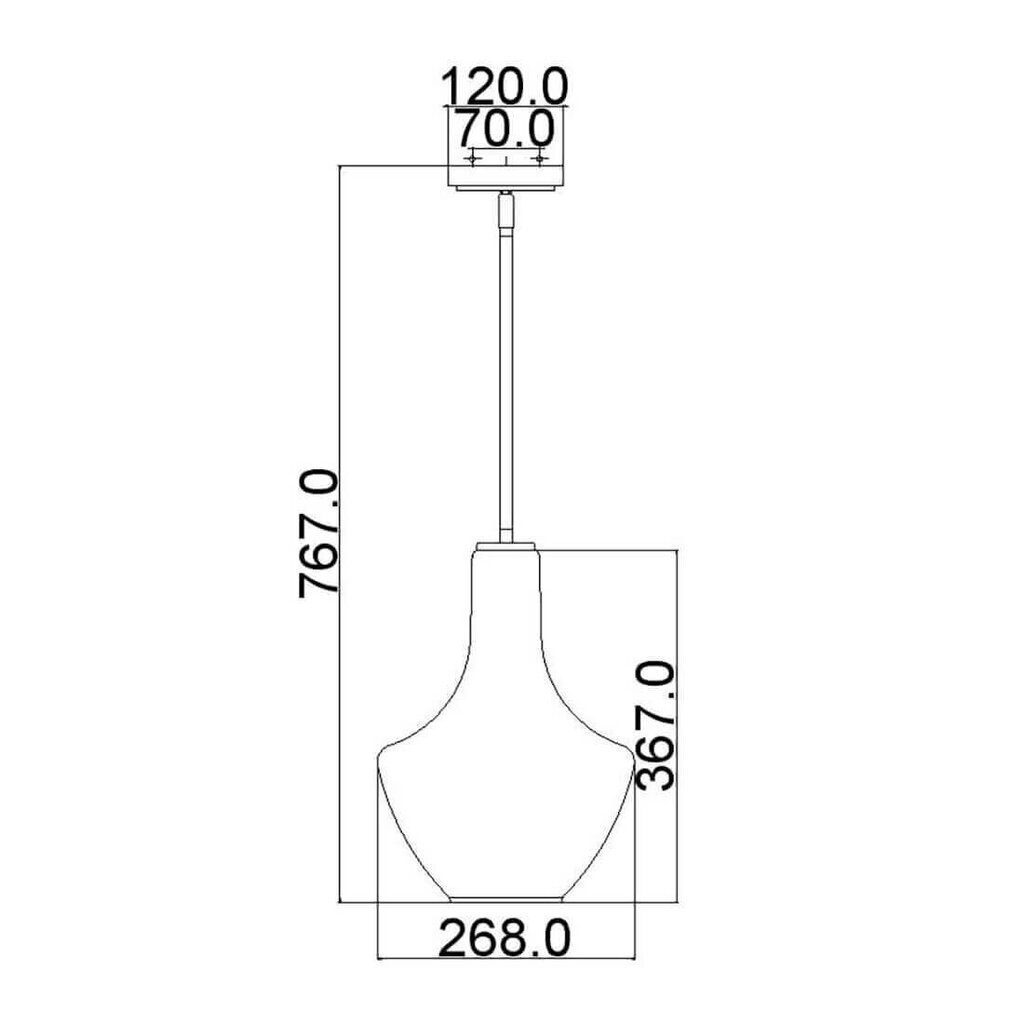 Rippvalgusti Elstead Lighting Everly KL-EVERLY-P-S-CH hind ja info | Rippvalgustid | hansapost.ee