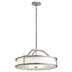 Подвесной светильник Elstead Lighting Emory KL-EMORY-P-M-CLP цена и информация | Потолочный светильник, 38 x 38 x 24 см | hansapost.ee