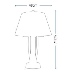 Lauavalgusti Elstead Lighting Silvershore FE-SILVERSHORETL hind ja info | Laualambid | hansapost.ee