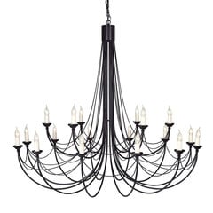 Rippvalgusti Elstead Lighting Carisbrooke CB18-BLACK цена и информация | Люстры | hansapost.ee