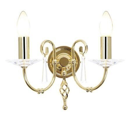 Seinavalgusti Elstead Lighting Aegean AG2-POL-BRASS hind ja info | Seinavalgustid | hansapost.ee