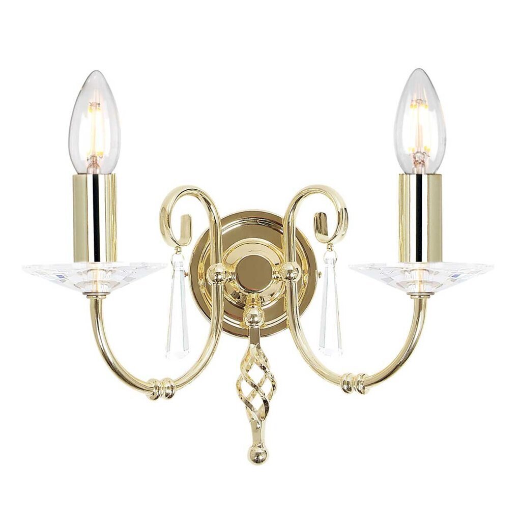 Seinavalgusti Elstead Lighting Aegean AG2-POL-BRASS hind ja info | Seinavalgustid | hansapost.ee