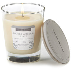 Lõhnaküünal kaanega Candle-Lite Smoked Amber & Slate, 255 g hind ja info | Küünlad, küünlajalad | hansapost.ee