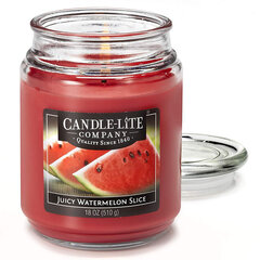 Lõhnaküünal kaanega Candle-Lite Juicy Watermelon Slice, 510 g hind ja info | Küünlad, küünlajalad | hansapost.ee
