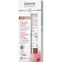 Lavera My Age Eye & Lip Contour Cream - Cream for eye and lip contours 15ml цена и информация | Сыворотки, кремы для век | hansapost.ee