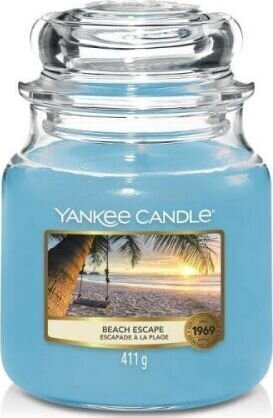 Lõhnaküünal Yankee Candle Beach Escape 411g hind ja info | Küünlad, küünlajalad | hansapost.ee