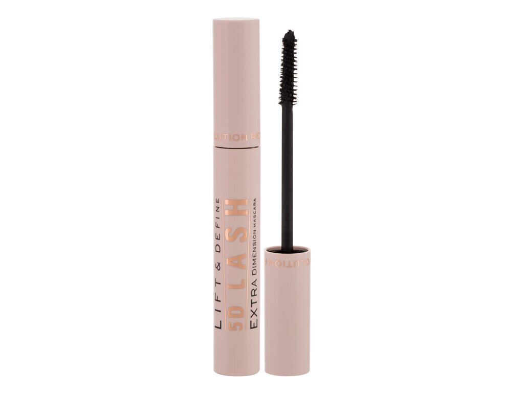 Makeup Revolution 5D Lash Extra Dimension Mascara - Volume and lengthening mascara 14 ml Super Black #000000 hind ja info | Lauvärvid, ripsmetušid ja silmapliiatsid | hansapost.ee