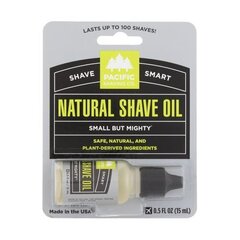 Pacific Shaving Co. Shave Smart Natural Shave Oil 15ml цена и информация | Средства для бритья и косметика | hansapost.ee