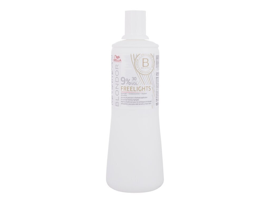 Wella Professional Blondor Freelights 9% Developer 1000ml hind ja info | Juuksevärvid | hansapost.ee