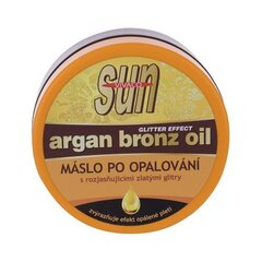 Vivaco Sun Argan Bronze Oil - After-sun butter with brightening gold glitter 200ml цена и информация | Кремы от загара | hansapost.ee