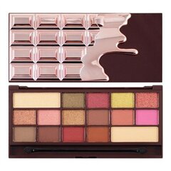 Палетка теней для век Makeup Revolution Eye Shadow Palette I Heart Makeup Chocolate Rose Gold, 22 г цена и информация | Тушь, средства для роста ресниц, тени для век, карандаши для глаз | hansapost.ee