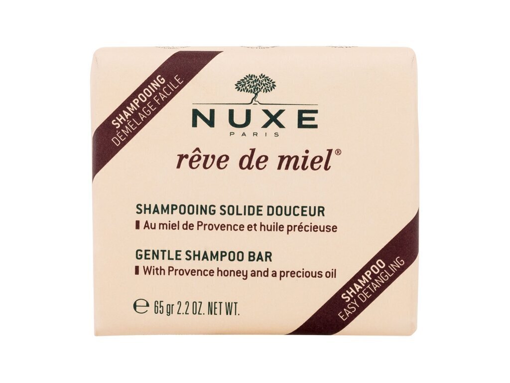 Tahke šampoon Nuxe Reve De Miel Gentle Shampoo Bar, 65 g цена и информация | Šampoonid | hansapost.ee