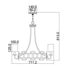 Rippvalgusti Elstead Lighting Sabina HK-SABINA5 hind ja info | Rippvalgustid | hansapost.ee