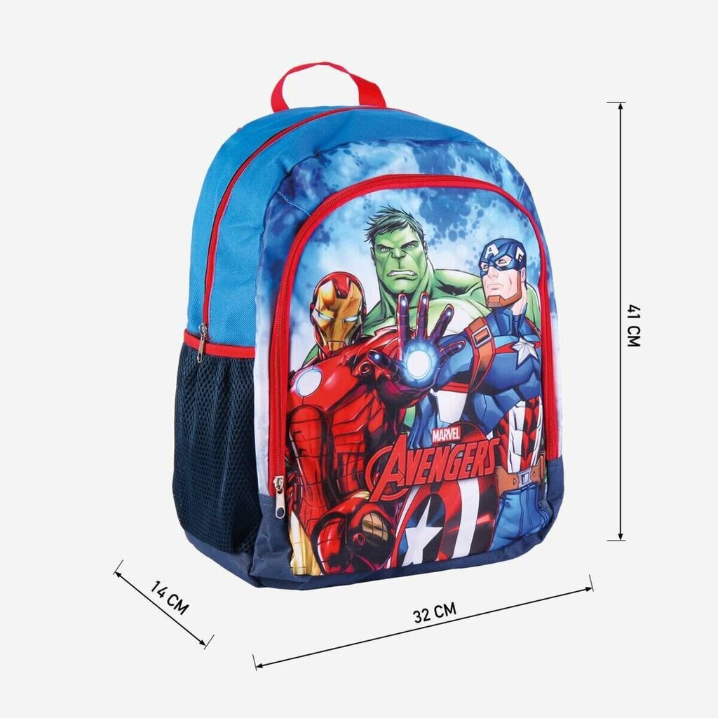 Koolikott The Avengers Sinine (32 x 41 x 14 cm) hind ja info | Koolikotid ja seljakotid | hansapost.ee