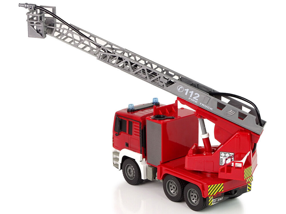 Kaugjuhitav tuletõrjeauto koos veepumbaga RC, punane hind ja info | Mänguasjad poistele | hansapost.ee