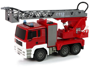 Пожарный автомобиль с водяным насосом, дистанционно управляемый RC, красный цена и информация | Игрушки для мальчиков | hansapost.ee