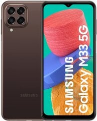 Samsung Galaxy M33 5G 6/128GB Dual SIM Brown SM-M336BZNGEUE цена и информация | Мобильные телефоны | hansapost.ee