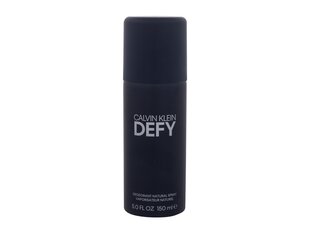Deodorant Calvin Klein Defy meestele, 150 ml hind ja info | Dušigeelid ja deodorandid meestele | hansapost.ee