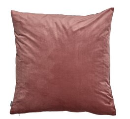Наволочка MogiHome Bea Velvet, темно-розовая, 50 x 50 см цена и информация | Декоративные подушки и наволочки | hansapost.ee
