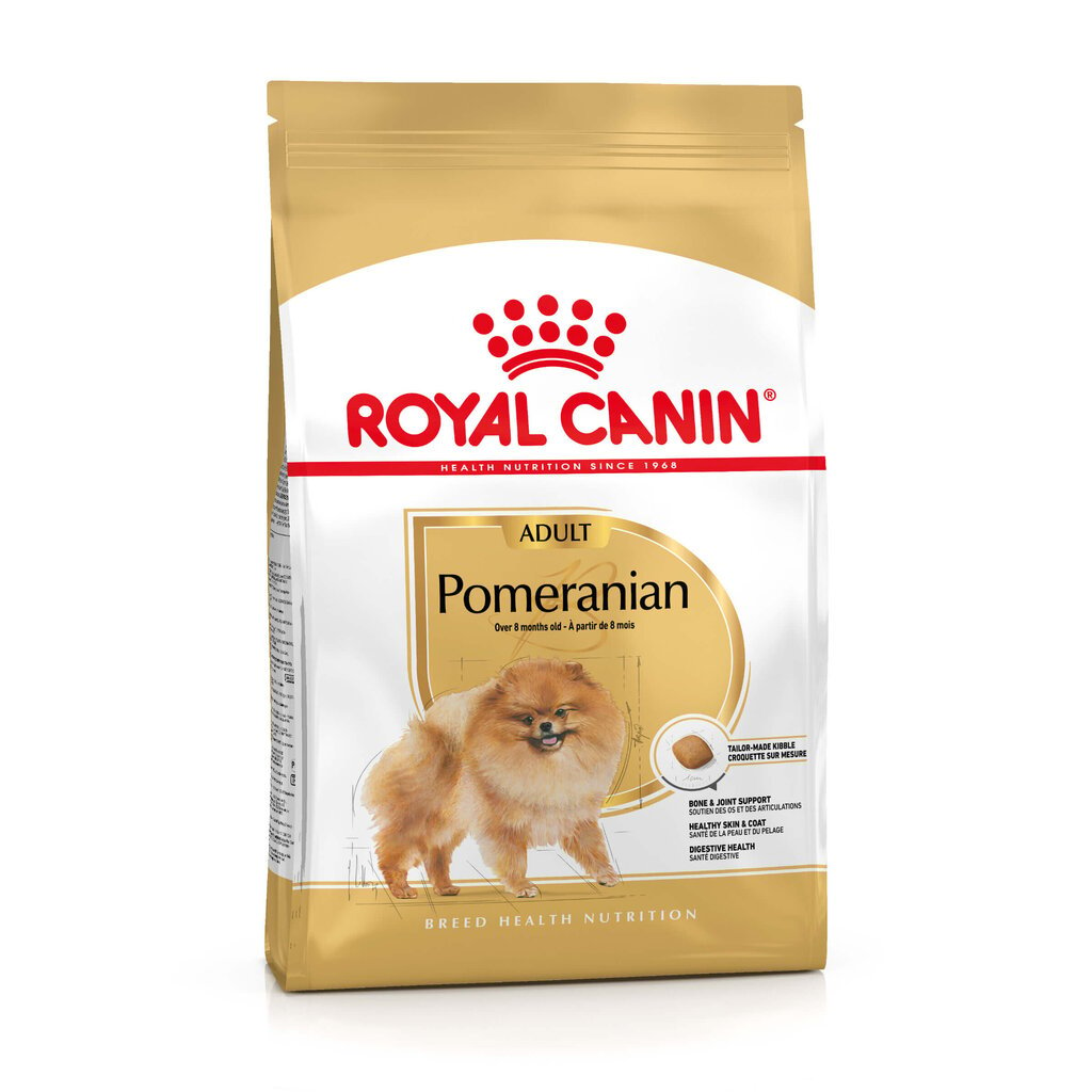 Royal Canin Pomeranian Adult kuivtoit pommeri spitsile, 500 g цена и информация | Koerte kuivtoit ja krõbinad | hansapost.ee