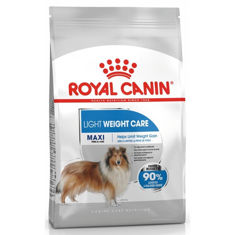 Royal Canin Maxi Light Weight Care kuivtoit koertele, 12 kg hind ja info | Koerte kuivtoit ja krõbinad | hansapost.ee