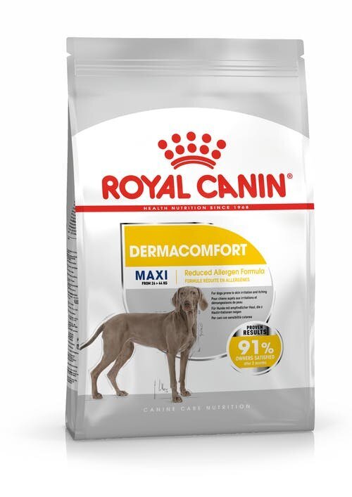 Royal Canin Maxi Dermacomfort, 12 kg hind ja info | Koerte kuivtoit ja krõbinad | hansapost.ee